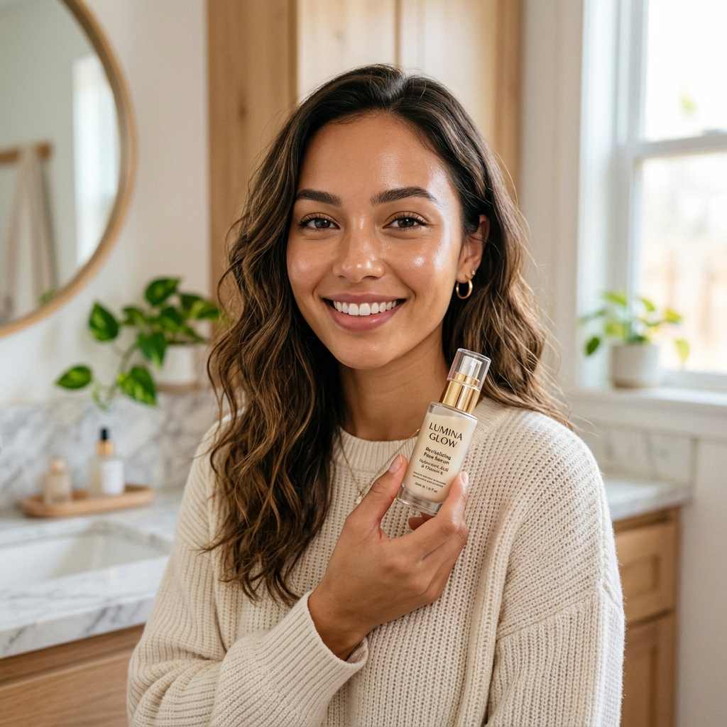 Skincare AI brand ambassador